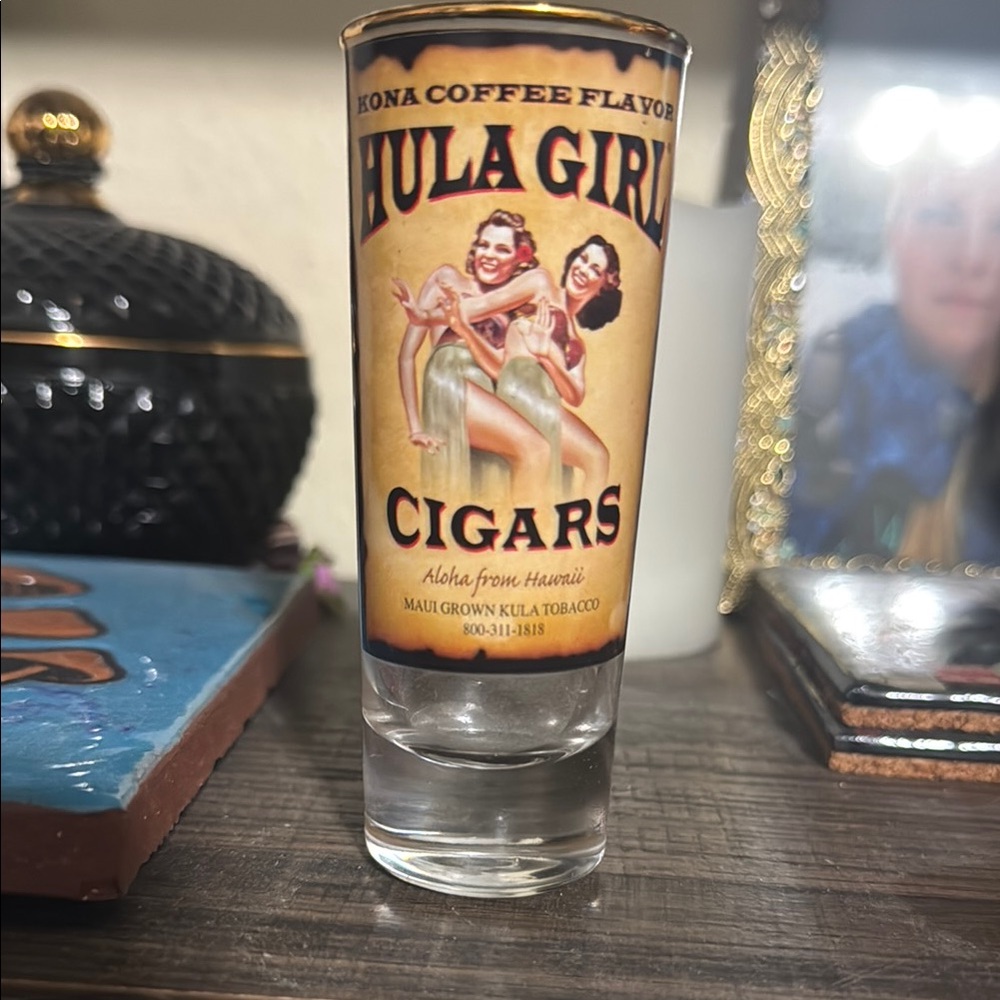 Bad Ass Coffee Maui - Hula Girl Shot Glass